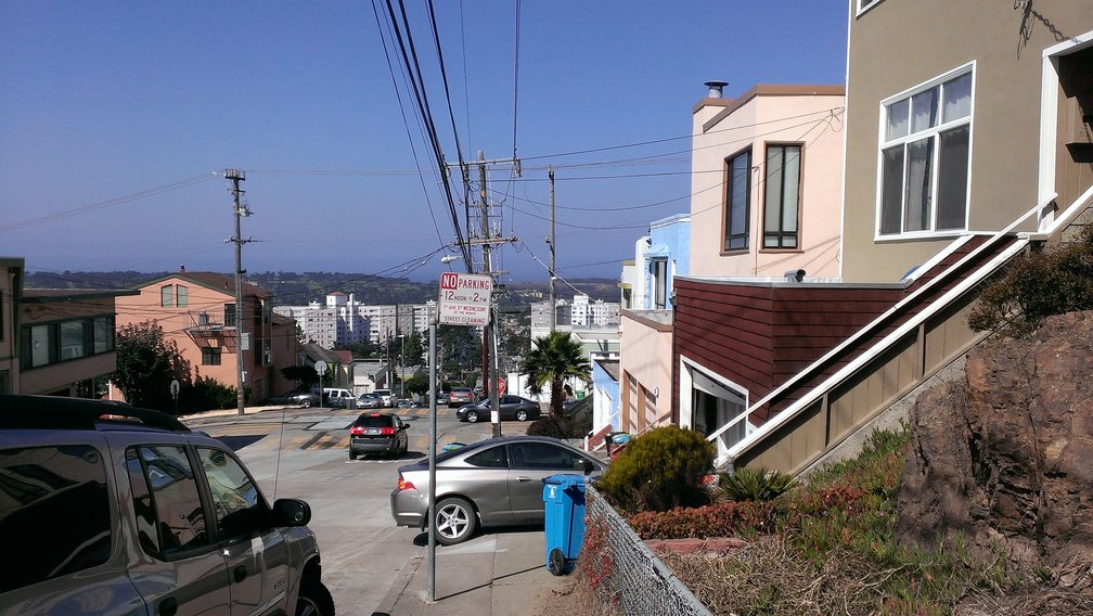 back in SF